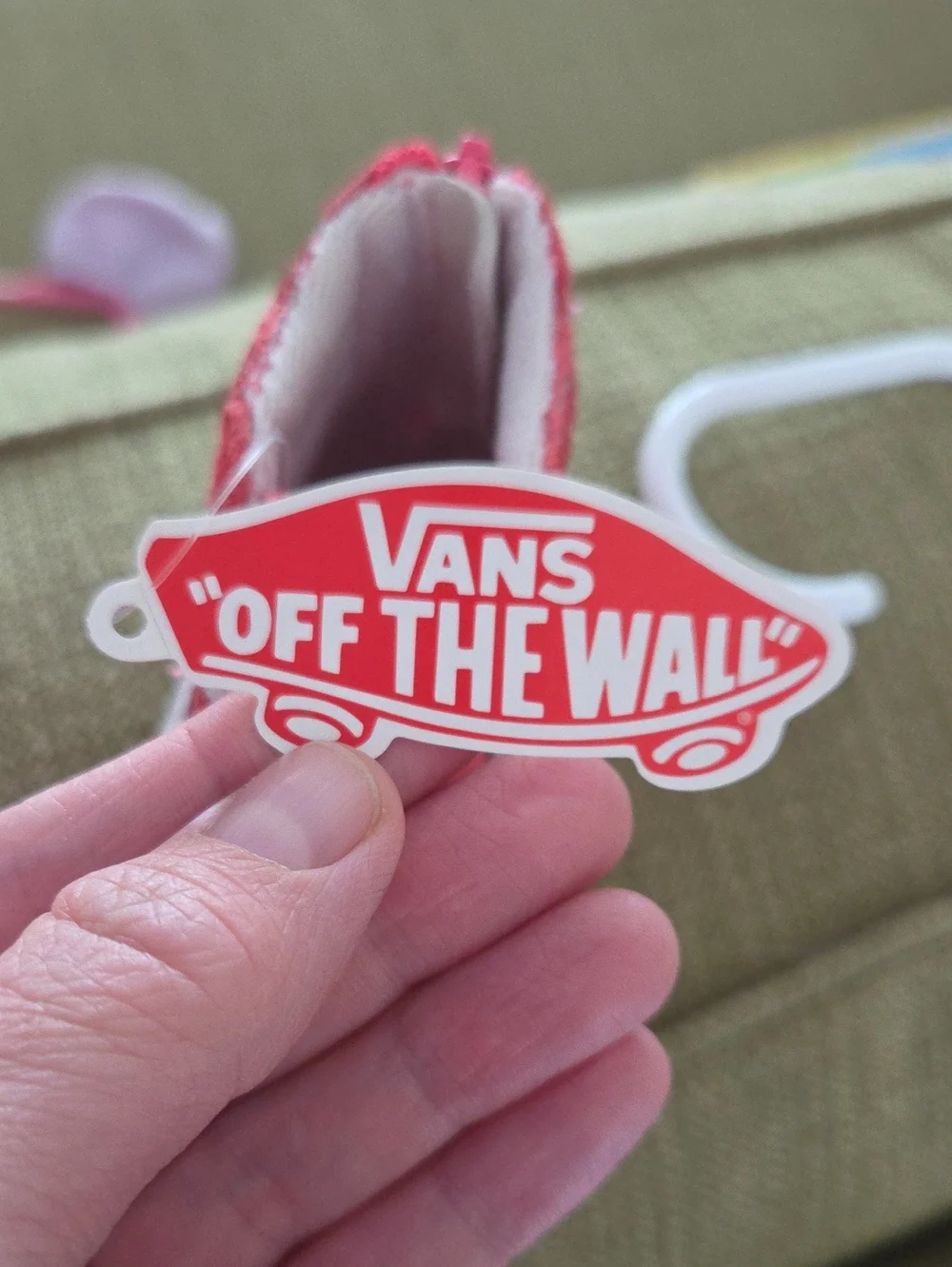 NWT Vans Toddler Sk8-Hi Side Zip Shoe Glitter Pink